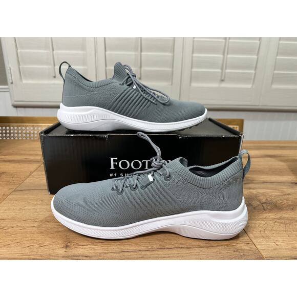 Footjoy Women's Flex XP Golf Shoes Performance Knit Mesh Grey Size 9 NIB - Picture 9 of 15